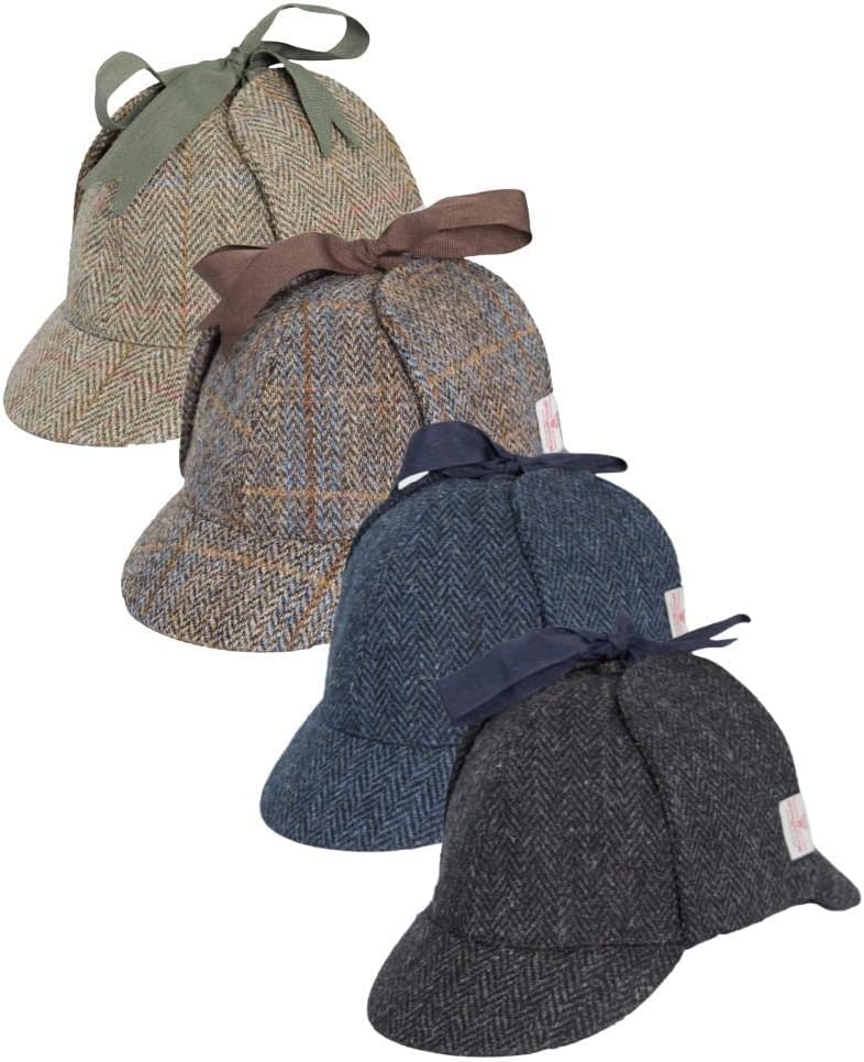 Walker and Hawkes Harris Tweed Watson Deerstalker Hat