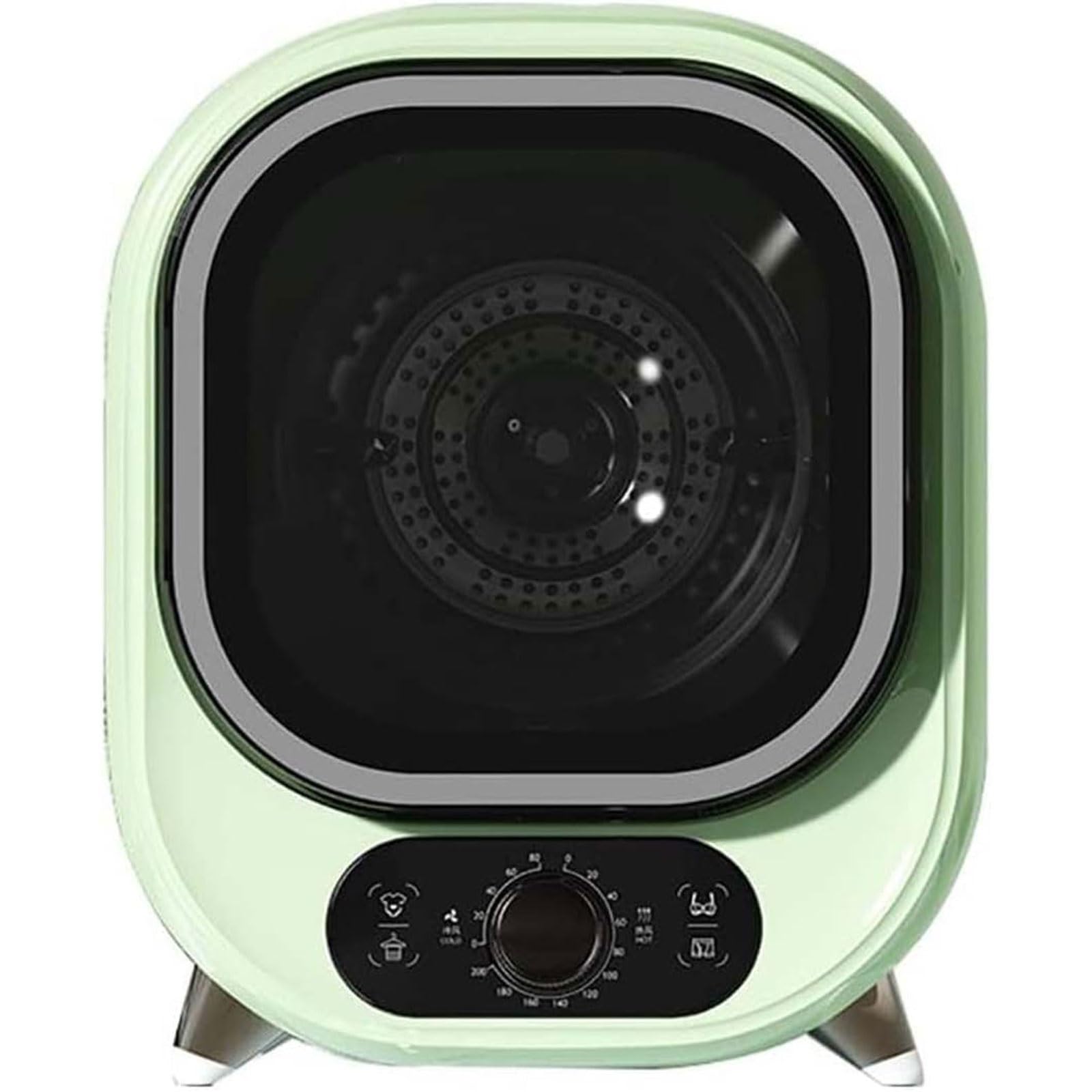 Asciugatrice Piccola, asciugatrice a condensatore Portatile da 3 kg, Mini asciugatrice con 5 modalità di Asciugatura Automatica, for Uso da banco o a Parete (Color : Green)