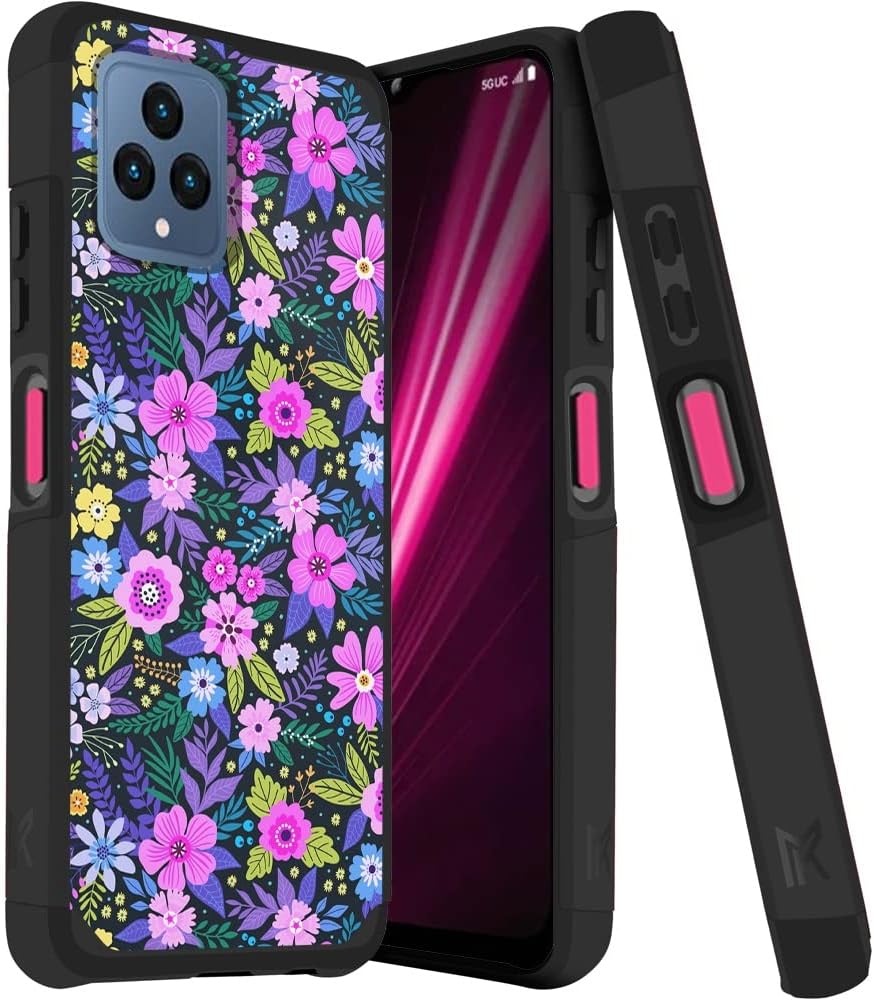 HRWireless Compatible for Celero 5G 6.5" 2023/Revvl 6 5G Phone Case, Heavy Duty (Magnetic Mount Friendly) Series with Premium Minimalistic Design for Shock Absorption & Accidental Drops