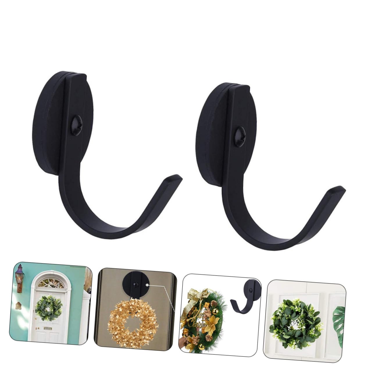 PartyKindom 6piezas Ganchos Magnéticos Para Decoración De Hogar Para Colgar Guirnaldas y Accesorios Instalación Sencilla Sin Herramientas Para Ventanas y Puertas