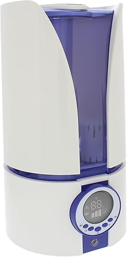 Miniatura 7 de CCC Comfort Zone CZHD81 Humidificador ultrasónico digital de niebla fría silenciosa con control remoto y apagado automático, color blanco