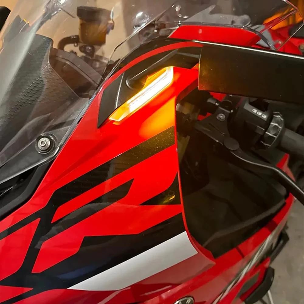 Specchietti retrovisori laterali per moto per BMW S1000RR 2019-2026 con indicatori di direzione a LED
