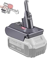 Vista 10 de Adaptador BTRUI V10 para batería de litio Dewalt de 20V para convertir a aspiradora inalámbrica de palo Dyson V10 SV12 Animal Absolute Motorhead
