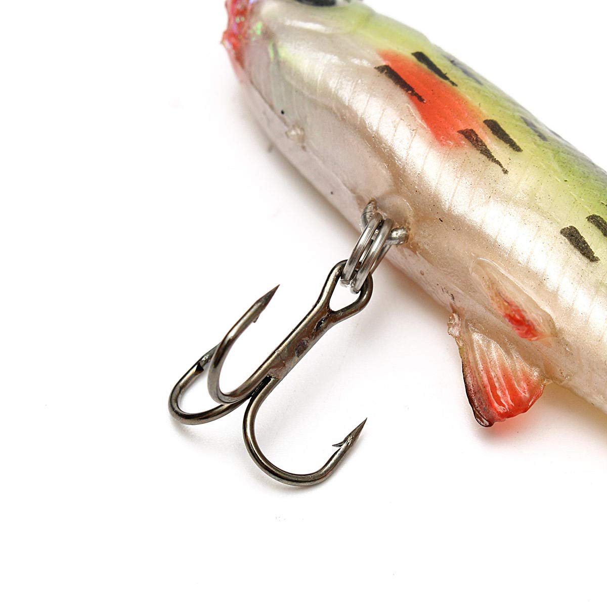 Cebos Artificiales 5pcs 8.5cm Flabby Silicona Minnow Bait Cabeza de Plomo Pesca Alare Aparejo abrupto Gancho Señuelos de Pesca