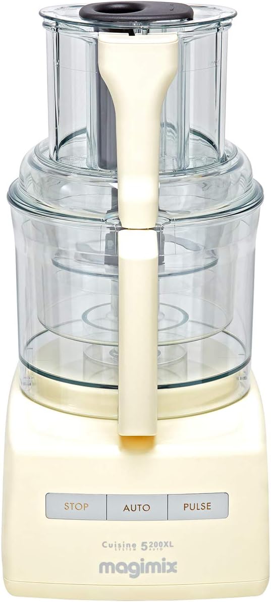 Magimix 18701 CREAM 5200XL Premium BlenderMix Food Processor, Cream