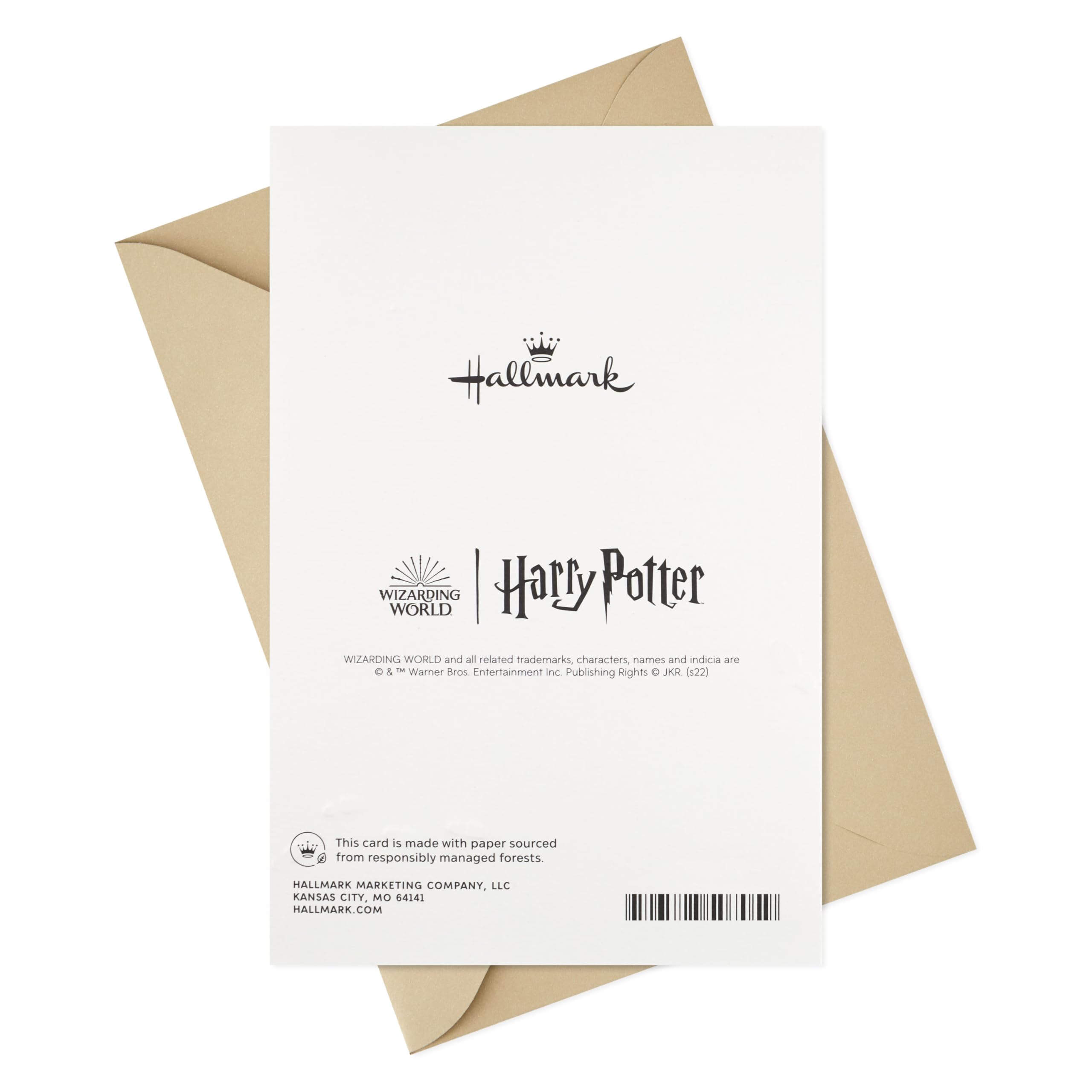 Hallmark Harry Potter Birthday Card (Marauder's Map)