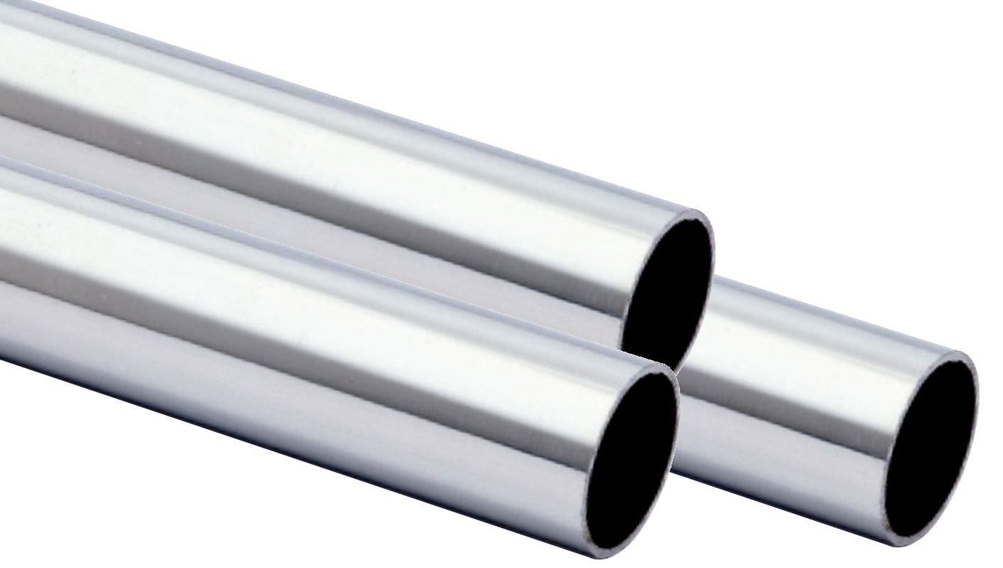 Acier inoxydable tuyau geschw. 33,7 x 2 mm 1.4301 240 Grain poli de 100–3000 mm 1700
