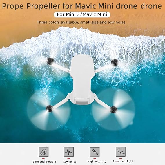 4x 3-Blade Propellers for Mavic Mini 2/for Mavic Mini Drone Quick Release Props