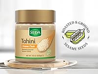 Vista 3 de Seda Tahini - Pasta de sésamo entero, 32 onzas Paleo, Keto, sin gluten, vegana
