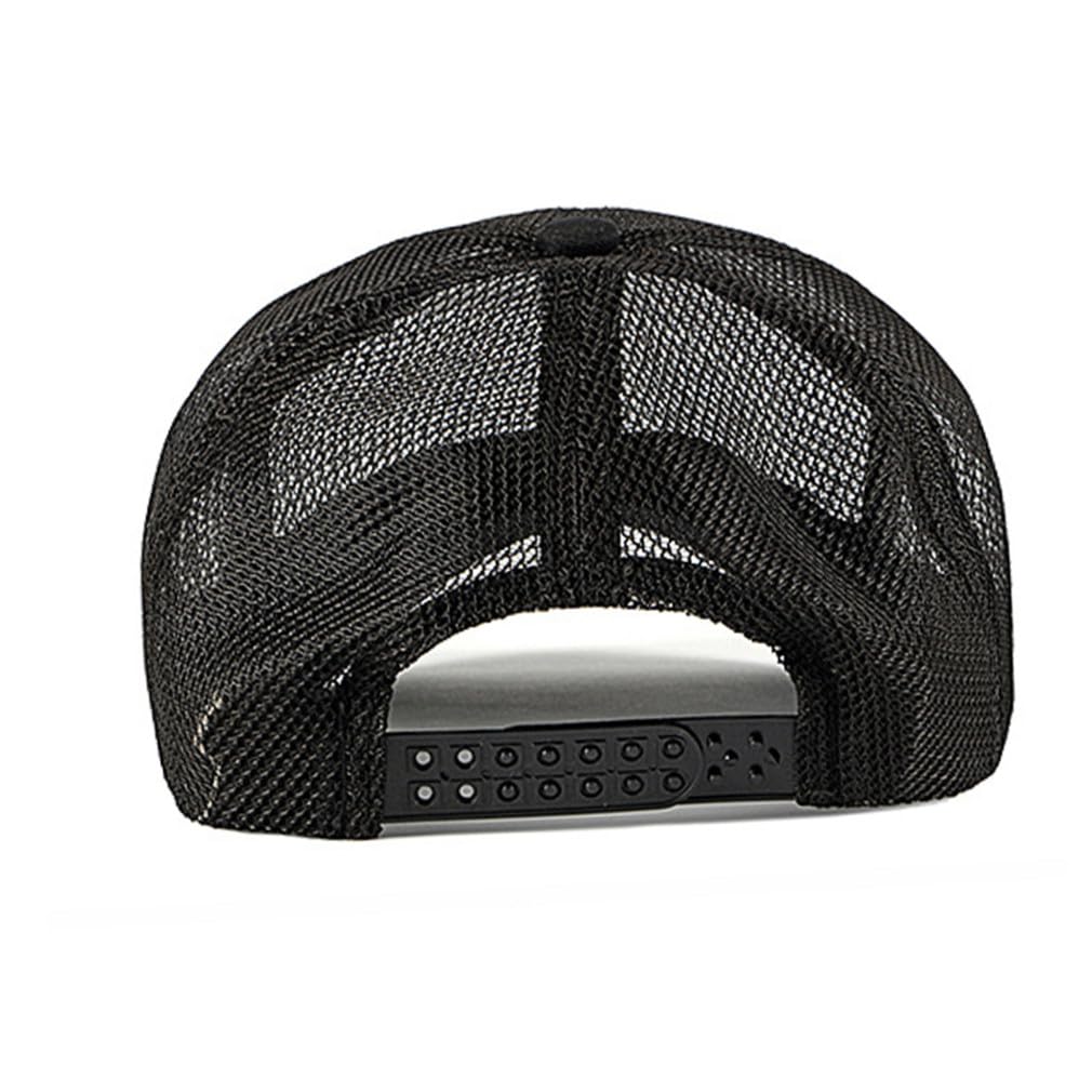 VANZACK Sombrero de Béisbol Transpirable Malla Unisex para Actividades Aire Negro