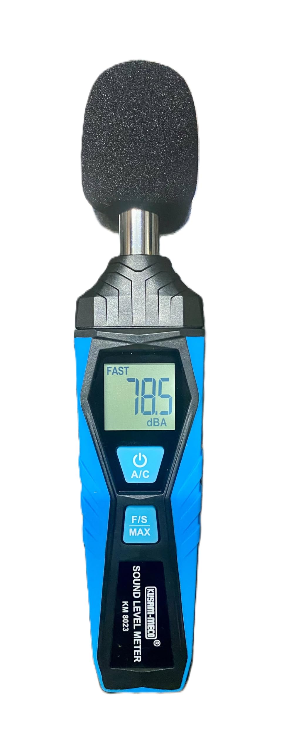 KUSAM-MECO ® KM 8023 Digital Sound Level Meter Portable SPL Meter, 30dB ~ 130dB, Decibel Meter, MAX Data Hold Large LCD Display, Fast/Slow Selection, A & C Frequency Weighting mode By Skyking ®-image-22