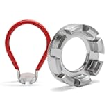 Darlingao 2 Pack Bike Spoke Adjustment Wrench Set, Hardened Steel 6-in-1 Bicycle Rim Truing Tool 10-15G, Spoke Wrench for Wheel Tension & Repair, Universal Bike Maintenance Kit﻿