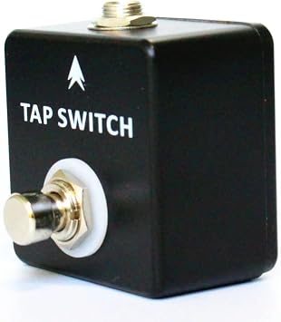 Tap Switch Footswitch Guitar Effect Pedal Tap Tempo Switch Pedal 1/4" Single Tap Efect pedal board Full Metal Efect