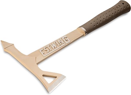 Miniatura 2 de ESTWING Hacha Tomahawk - Hacha ligera de 16.25 pulgadas con construcción de acero forjado y agarre de reducción de golpes - ETTA