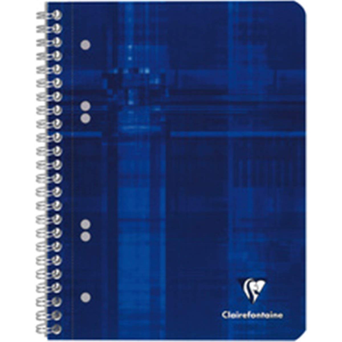 Clairefontaine 8576C A Perforated Spiral Notebook - A5+ 16x21 cm - 160 Lined Detachable Pages - 90 g White Paper - Random Color Laminated Card Cover