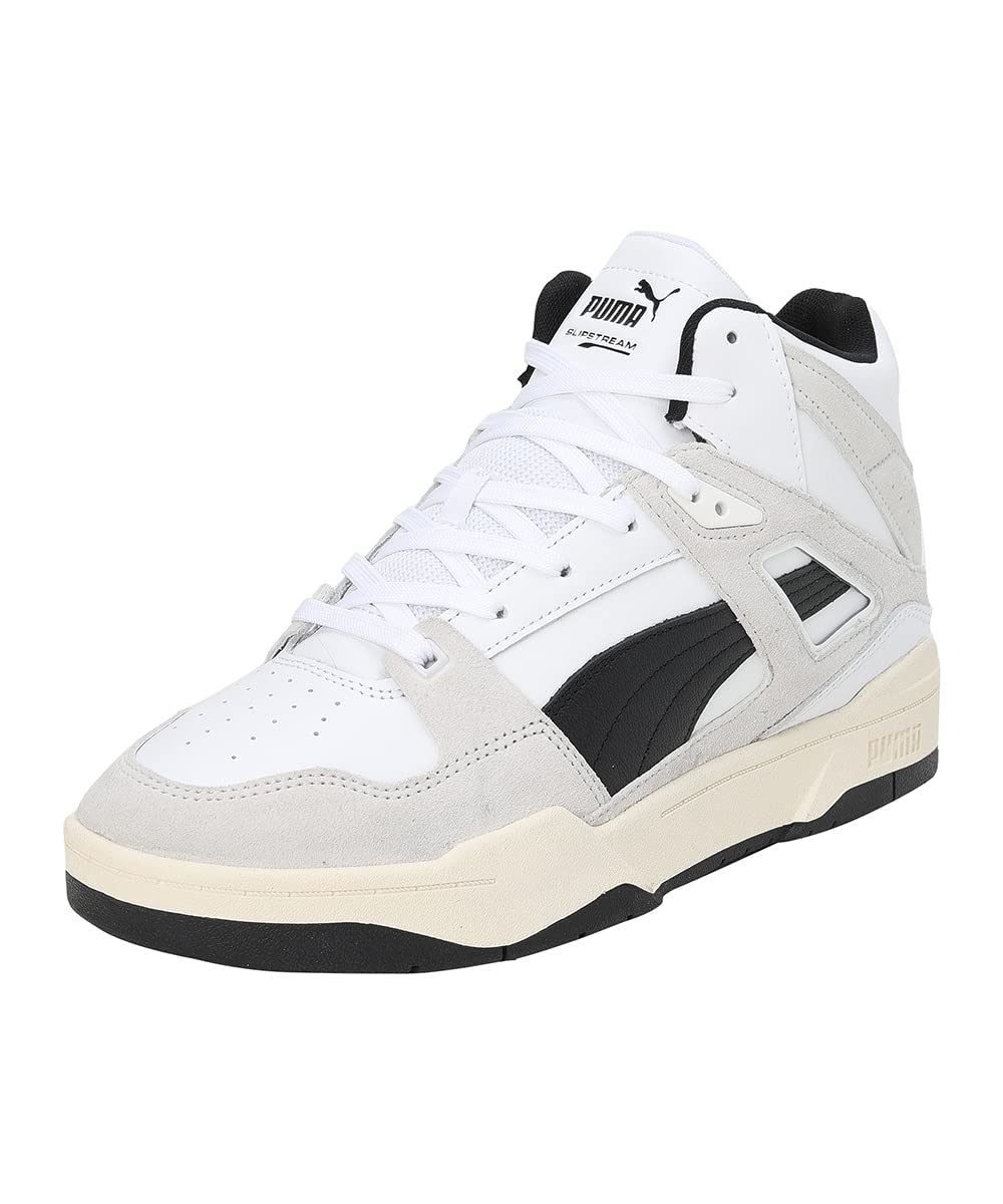 Puma Unisex-Adult Slipstream Hi Heritage White-Nimbus Cloud-Black Sneaker - 10UK (38799803) (B0B9C6XDTR) Amazon Price History, Amazon Price Tracker