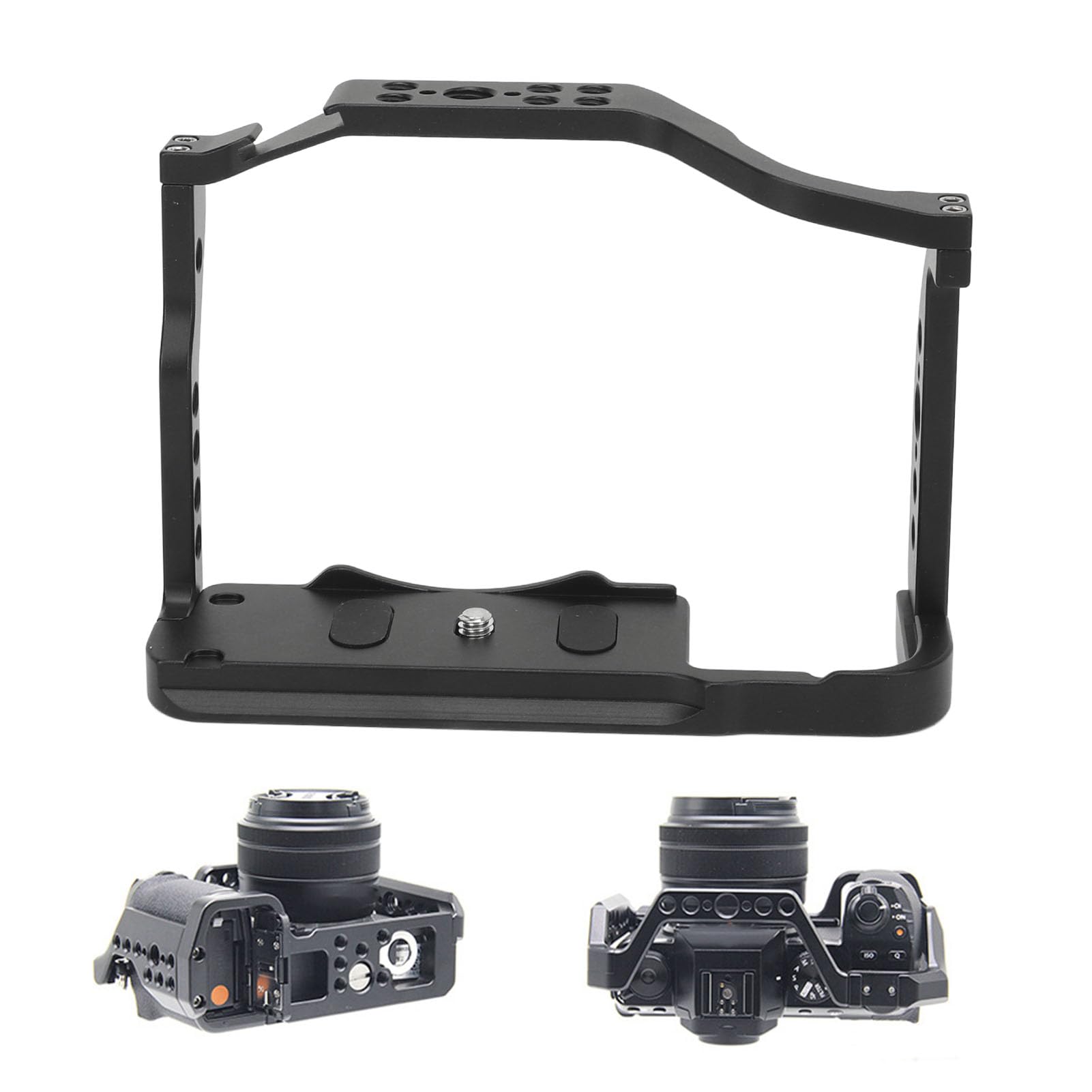Jaula Completa para Cámara para FUJIFILM X S20, Kit de Jaula para Cámara de Aleación de Aluminio, Plataforma de Vídeo para Cámara con Puerto de Montaje de Zapata Fría con