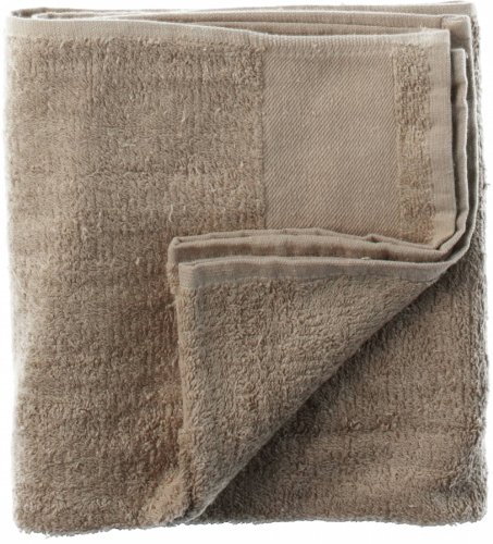 Drap de bain en coton avec patte d'accroche pour optimiser votre espace