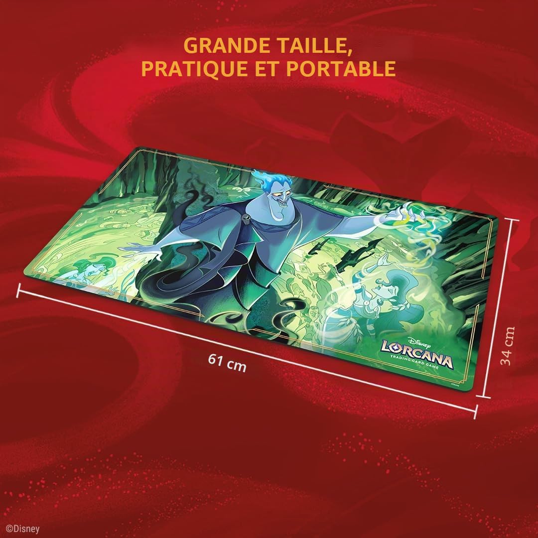 Ravensburger Disney Lorcana TCG Le Règne de Jafar Jeu de Cartes à Collectionner Tapis playmat Hades dès 8 Ans