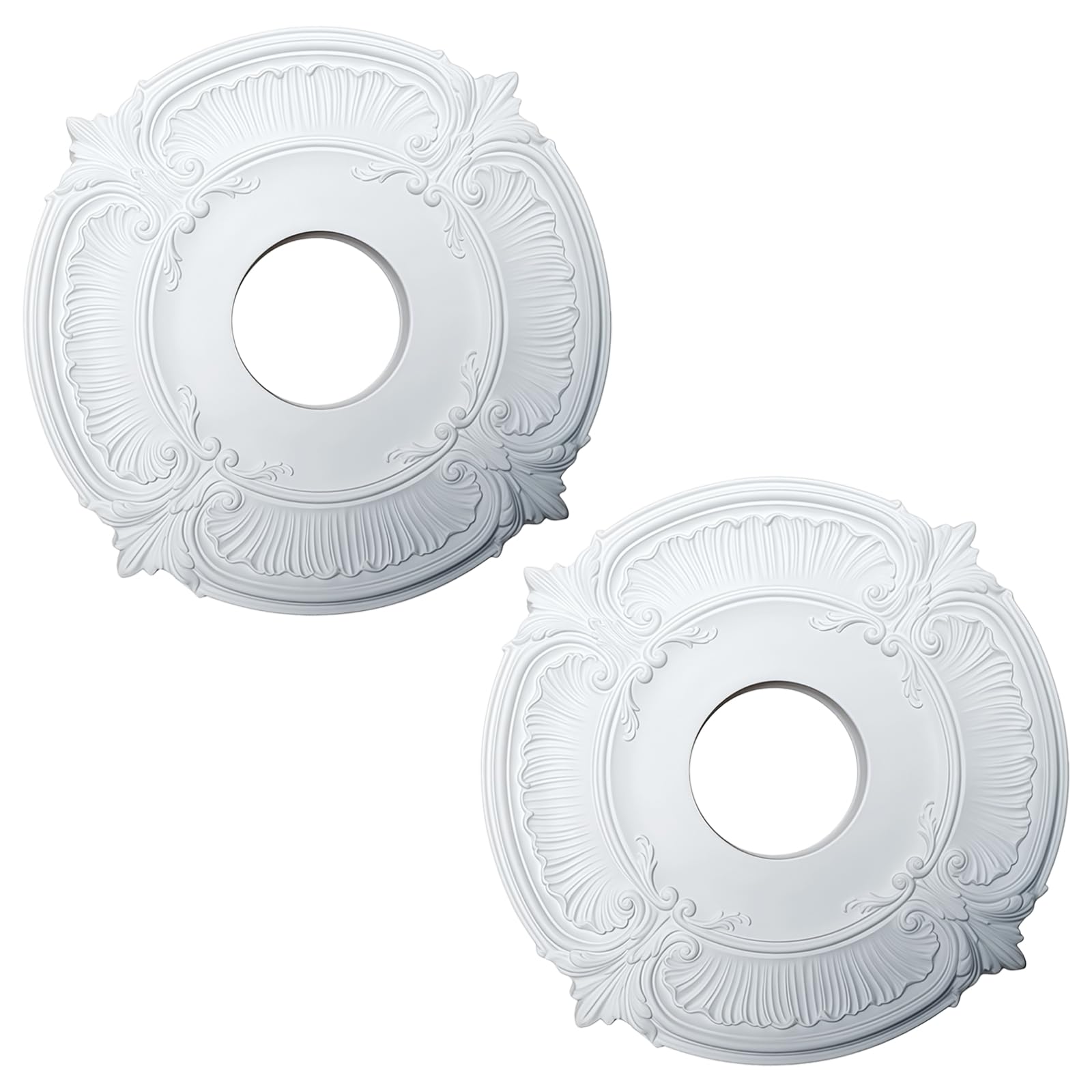 Médaillon de plafond en polyuréthane pour sublimer le lustre du salon ou de la chambre
