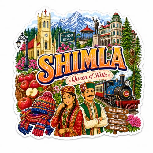 Image of Zesta Wooden Fridge Magnets Set | Refrigerator Decor Magnets for Kitchen | India Souvenir Fridge Magnet Collection | Wooden Magnet for Fridge Door Decoration (Kashmir)