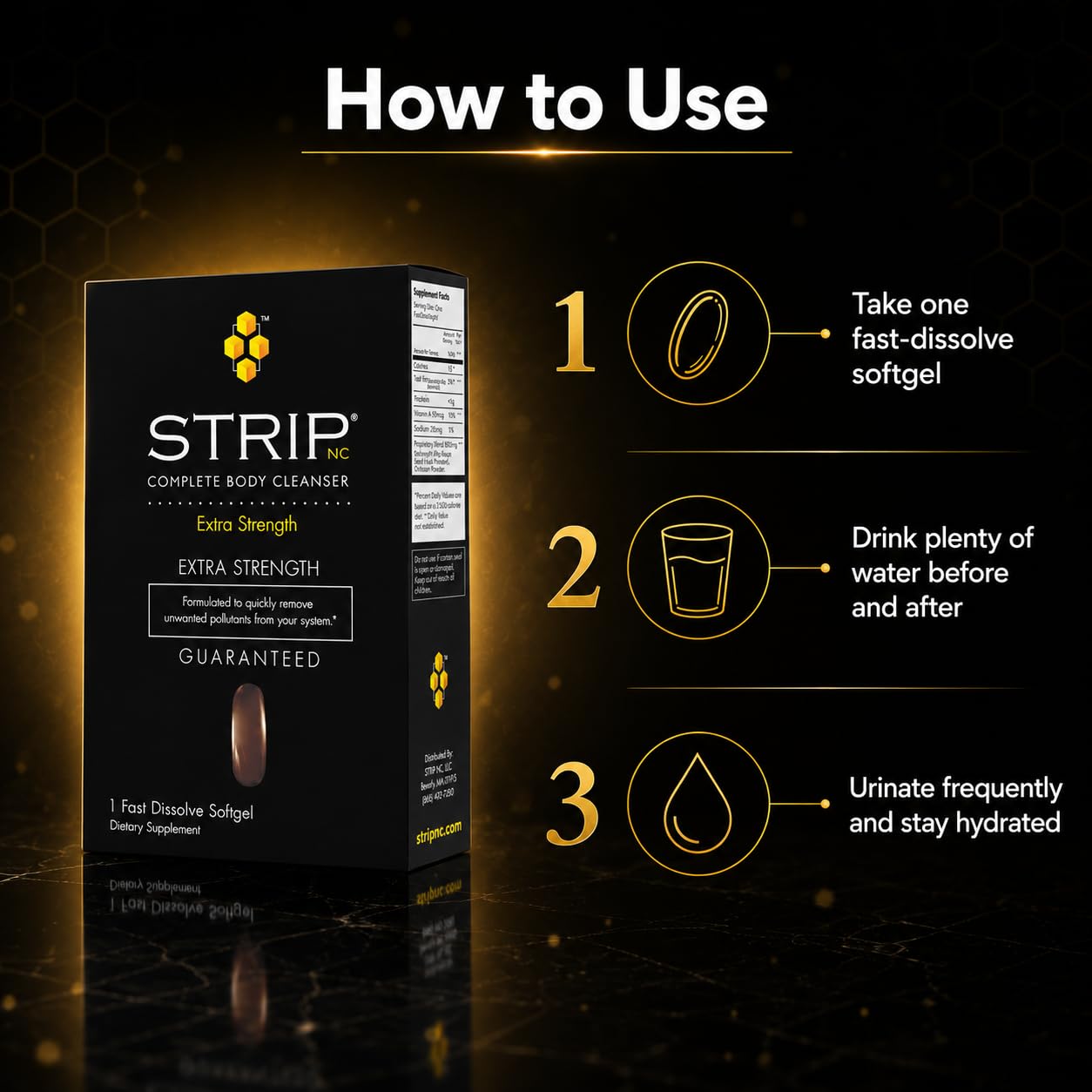 Strip NC Extra Strength Complete Body Cleanser - 1 Fast Dissolve Softgel — Amazon image 5
