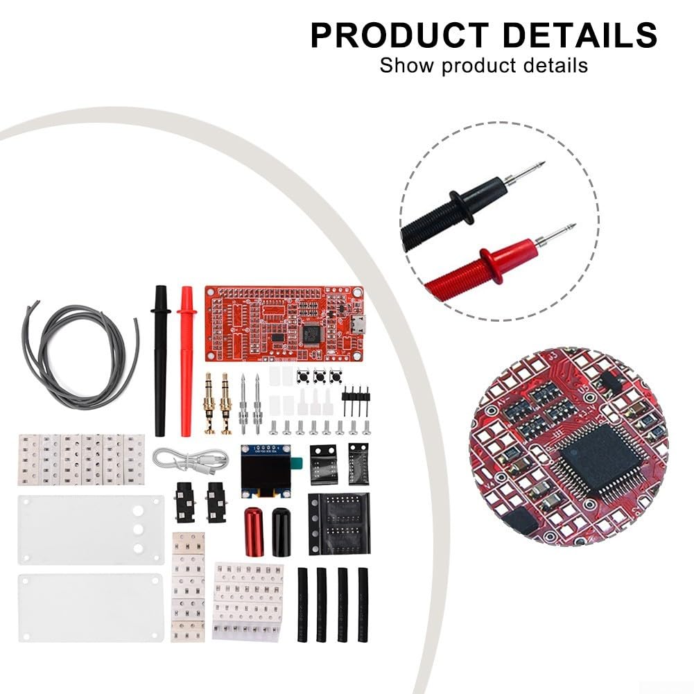 Diy LCR für Brücken-Test-Kit mit USB-Datenausgang und HD-LCD-Bildschirm für Elektriker, elektronische Messung und Schaltungsanalyse