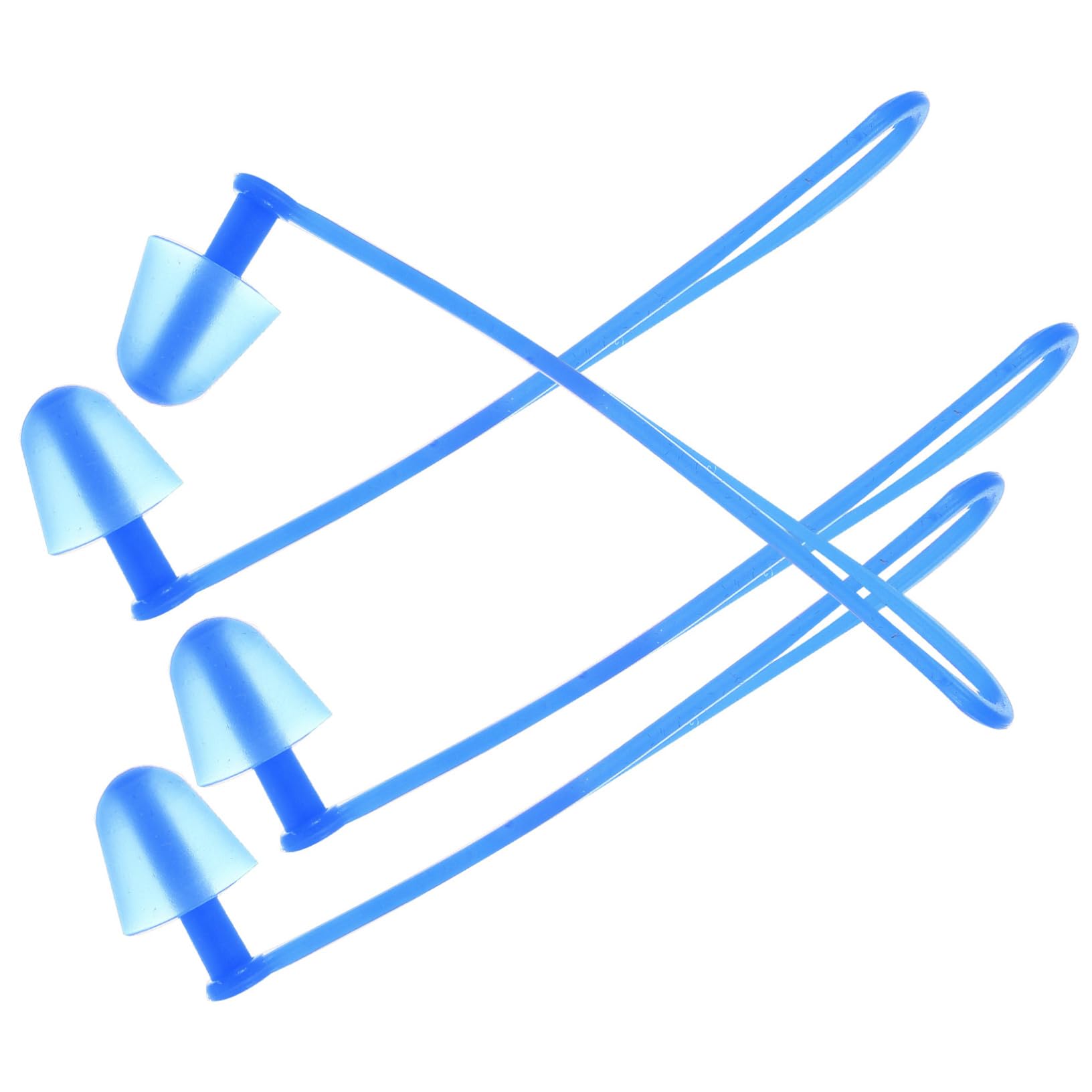 COLLBATH Ergonomic Underwater Diving Ear Plugs with Hanging Rope Silicone Swimming Ear Covers for Adults Boys and Girls Noise-Blocking 2 Pack