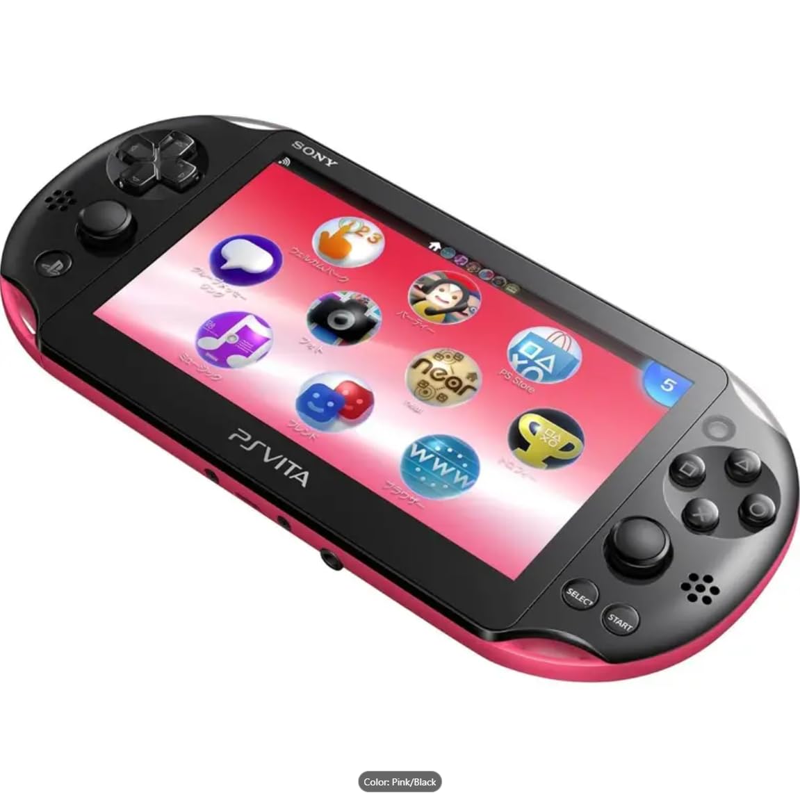 PlayStation Vita PCH-2000 Wi-Fi モデルピンク Amazon.com: Sony PS Vita 2000 Handheld PlayStation Gaming Console
