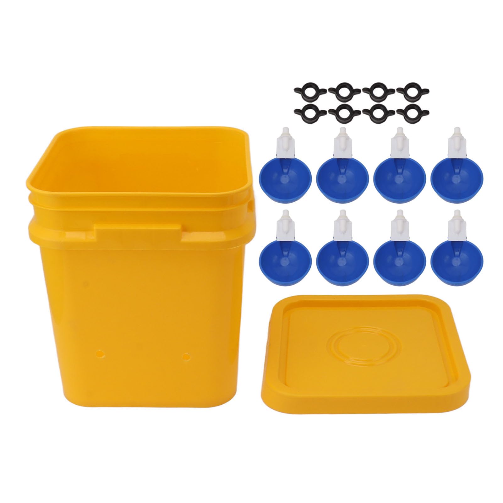 Bebedero Automático para Pollos, Alimentador Grande de Agua para Pollos, Equipo para Beber Aves de Corral, para Ganso, Pato, Pavo, Conejito (-3111230182713)