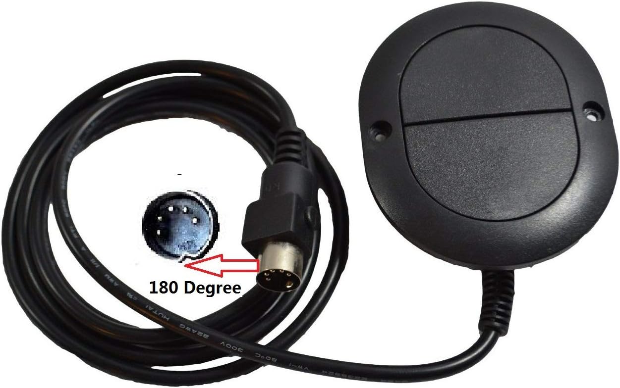 Mushe H096 Oval 2-Button Power Recliner Hand Switch With USB Charger – Fits Kaidi, Okin, Dewert, Limoss, Mulin