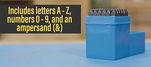 Miniatura 5 de 0.059 in 116" 36 piezas de acero alfabetoletra y número de sellos de metal marcado herramienta de joyería