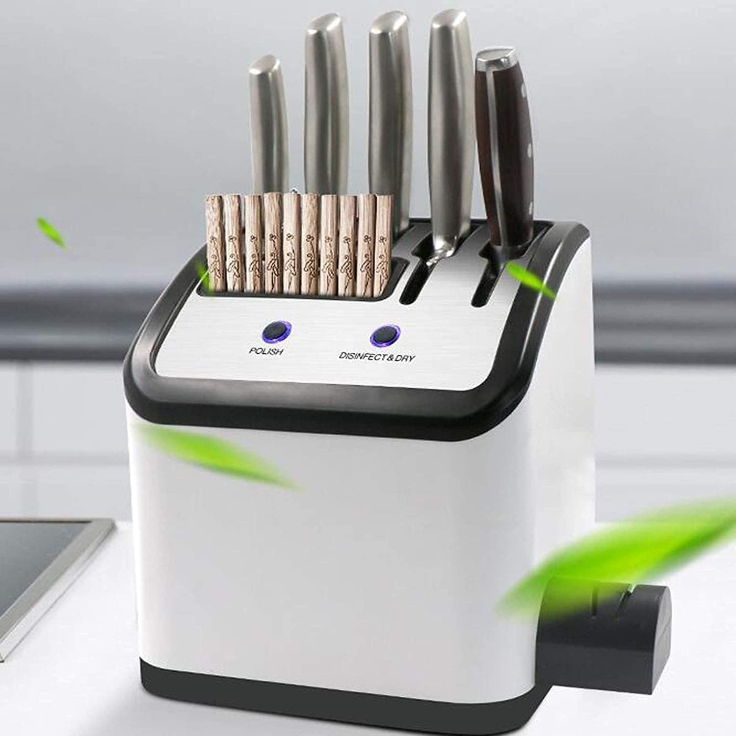 Professional Electric Knife Sharpening System, 4 in 1 Function Sharpener, Fruit Knife, Kitchen Knife Sharpener, Diamond Wheel Sharpener