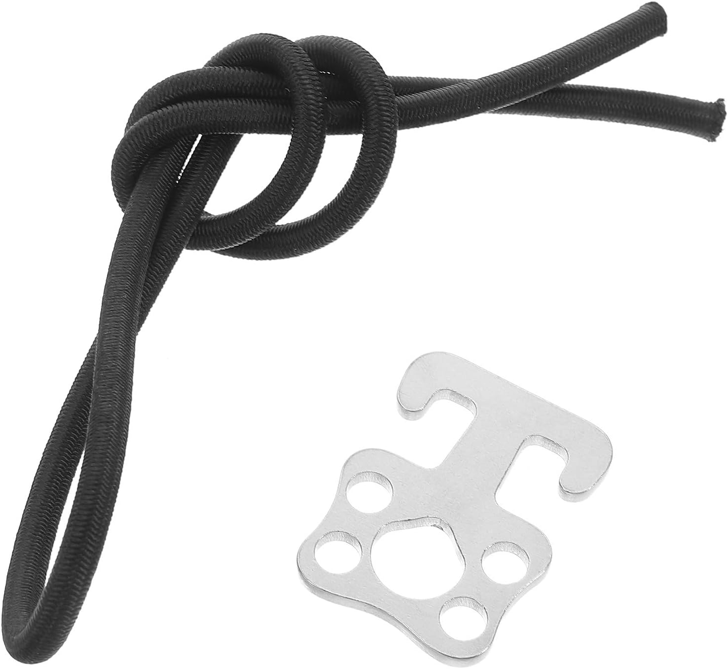 Stainless Steel Diving Safety Hook with Multi-Functional Design and Secure Connection for Scuba Diving and Snorkeling, Fixed Spring Strap Clip for Reef and Drift Hook Use