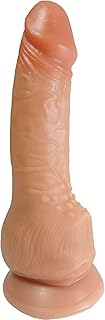 Prazer & Cia Prótese Pênis Massageador Bege 16, 5 X 3, 8 Cm Aproximado Massvbg, Prazer&Cia Br, Bege