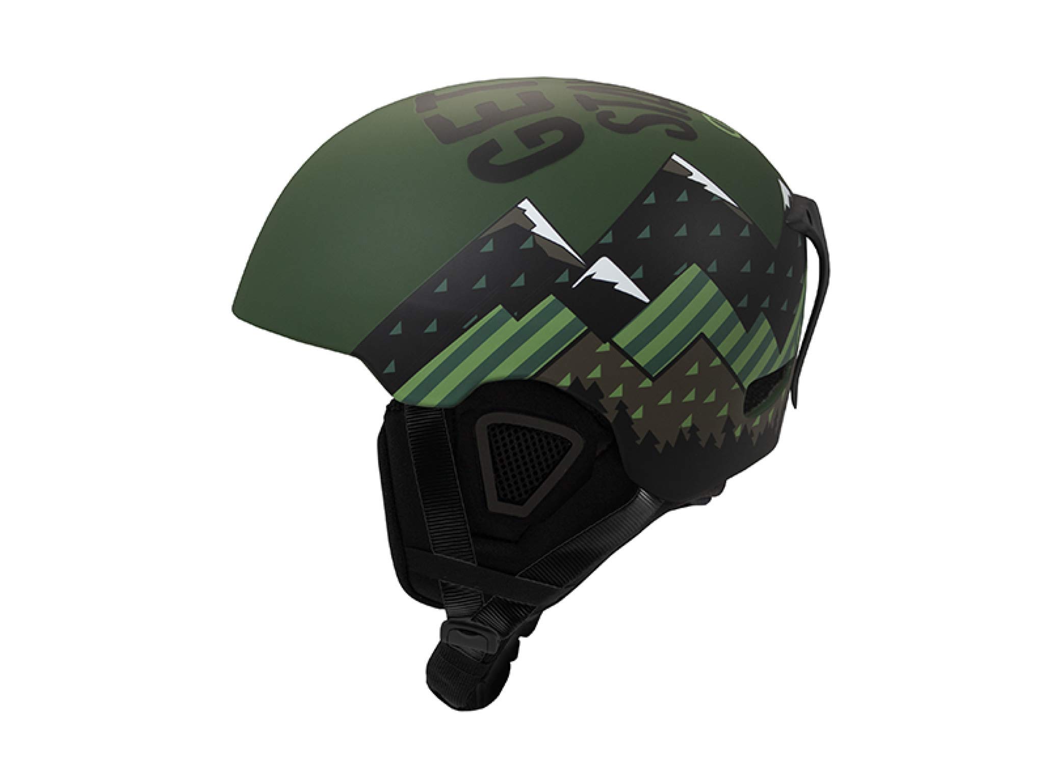 Yeti - Casco de esquí en Molde Verde