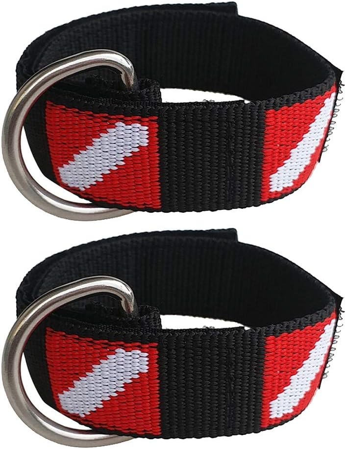 信頼性 バンド屋外ダイビングアクセサリーをウェビング2個スキューバダイビング用品手首のストラップ