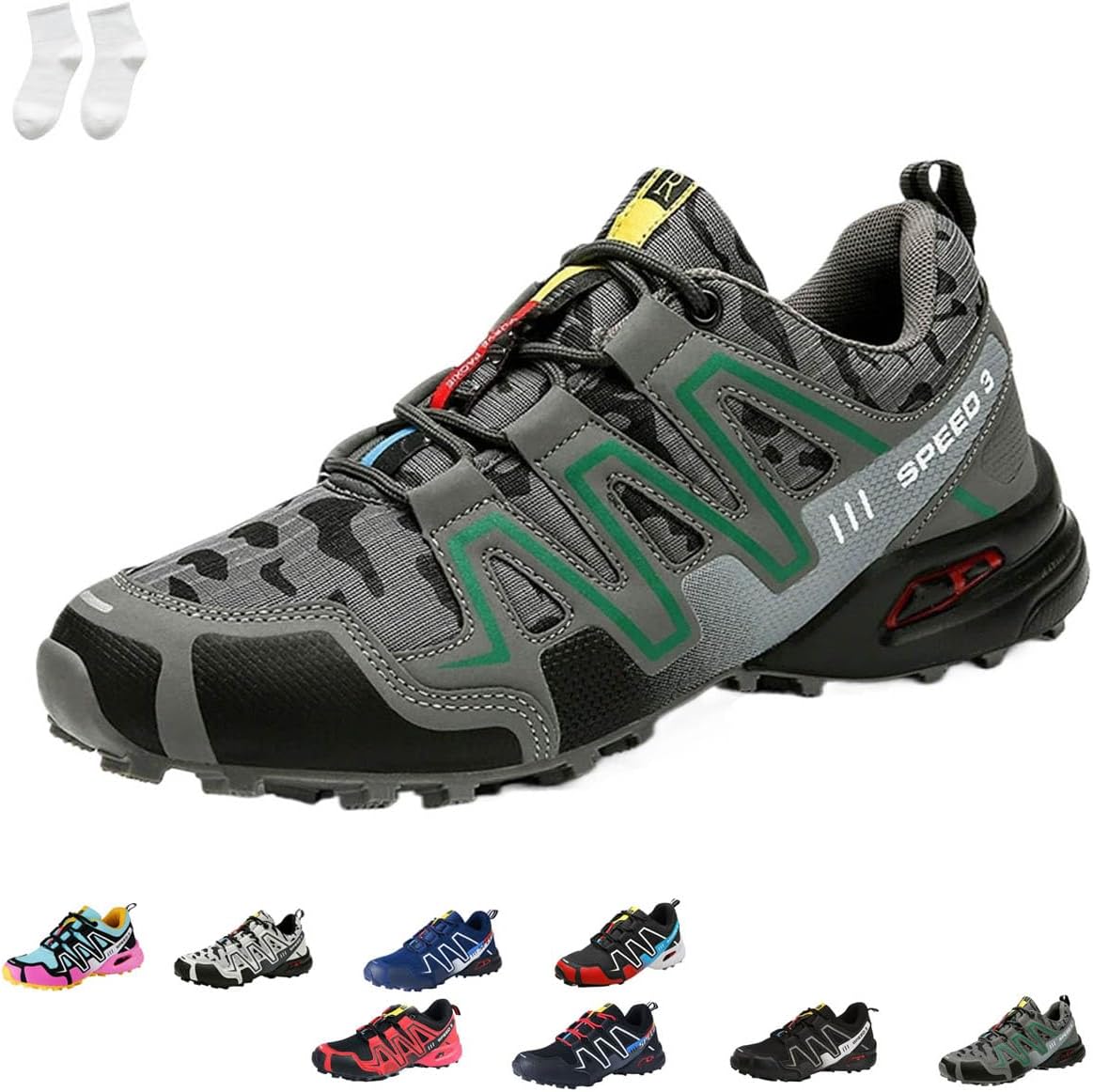 LELEBEAR Ortho Balance Shoes Men Women, Hiking Orthopedic Shoes, Non-Slip Neuropathy Wide Toe Box Sneakers