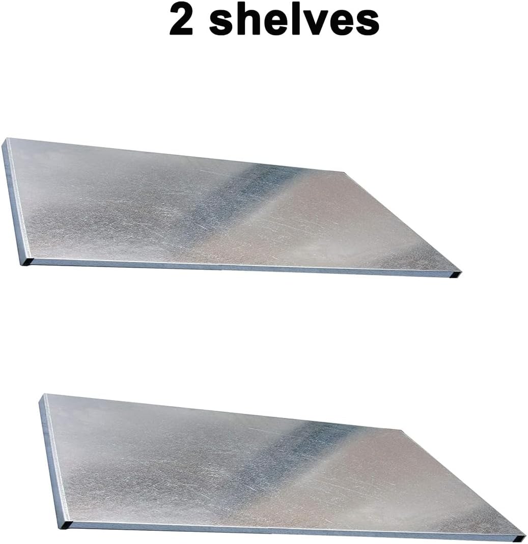 koxuyim Hazardous Storage Cabinets, 18.1" Dx23.2 Wx35.4 H, Industry Safety Cabinet, Dangerous Storage Explosion Proof Cabinet, 2 Adjustable Galvanized Steel Shelf,(5.3 c.f. - Inside Volume)