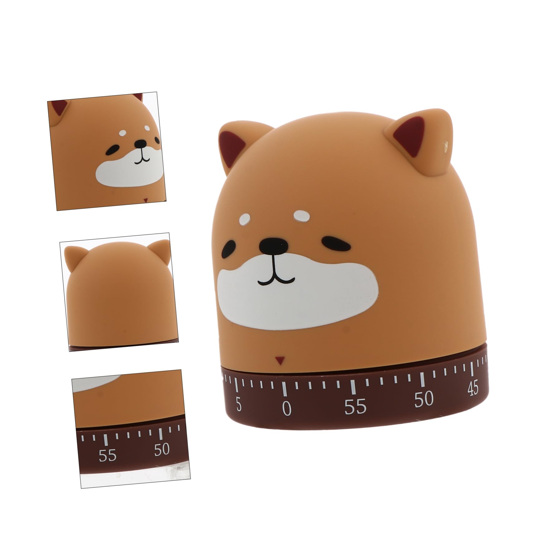 ULTECHNOVO 3 Stück Küchenuhr Countdown Uhr Armbanduhr genschenkideen küchenarmatur Kitchen zubehör mechanisch Uhren Karikatur Timer-Küche Ticken Timer für die Küche Backzeit Abs Brown