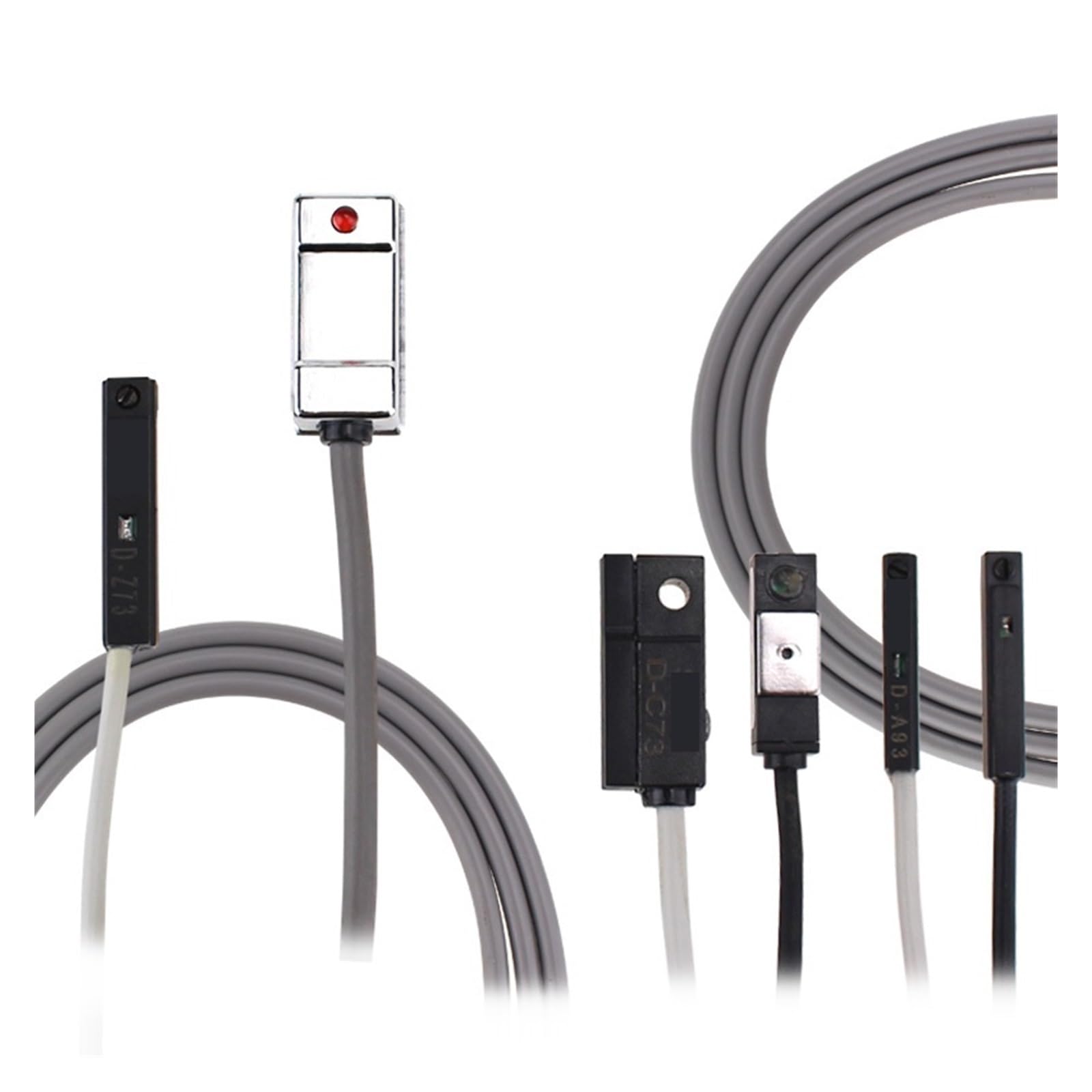 Sensor de proximidad neumático D-A93 con interruptor de inducción magnética de cilindro 3