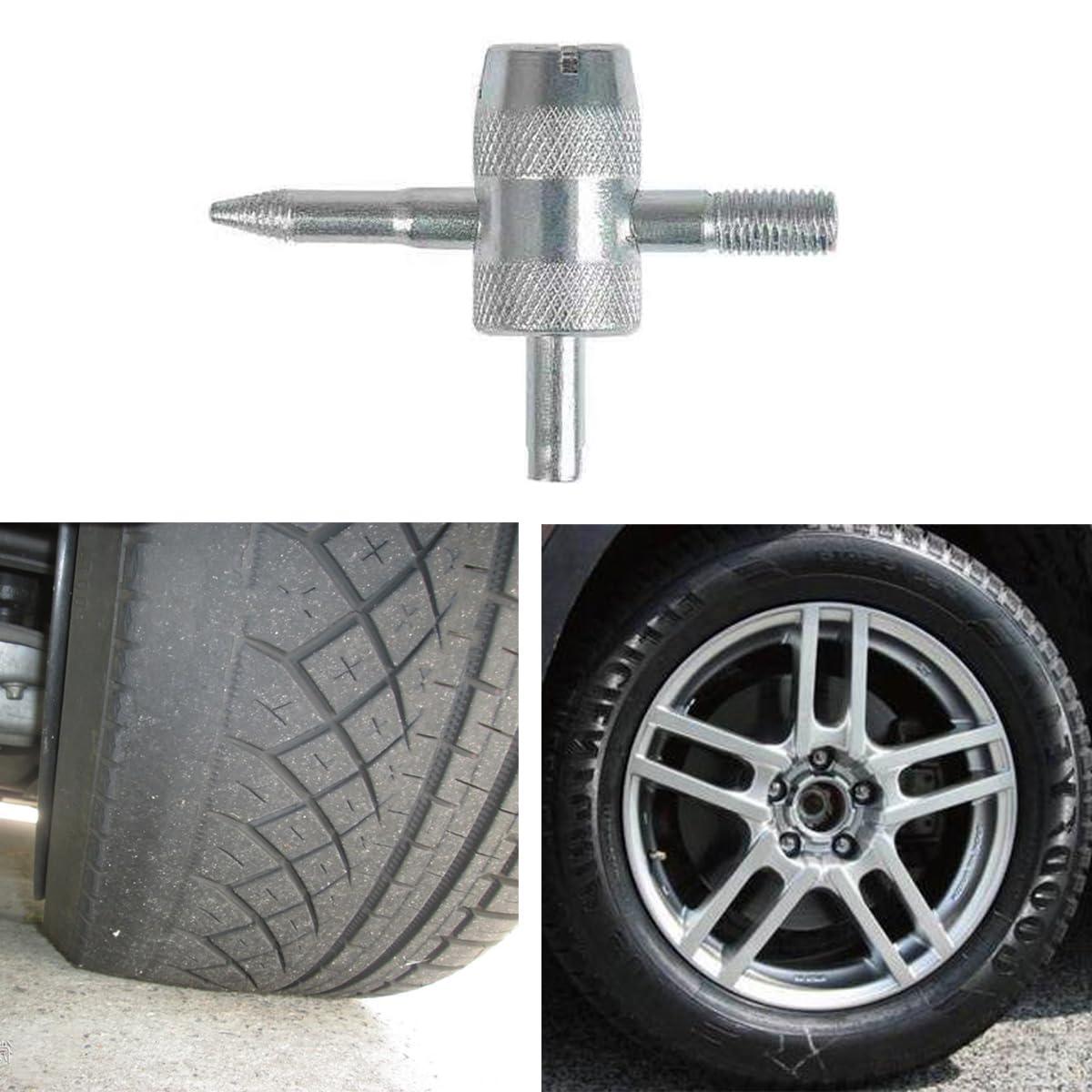 Nicfaky 3 PièCes Vis De Soupape De Moteur Clé De RéGlage Outil De