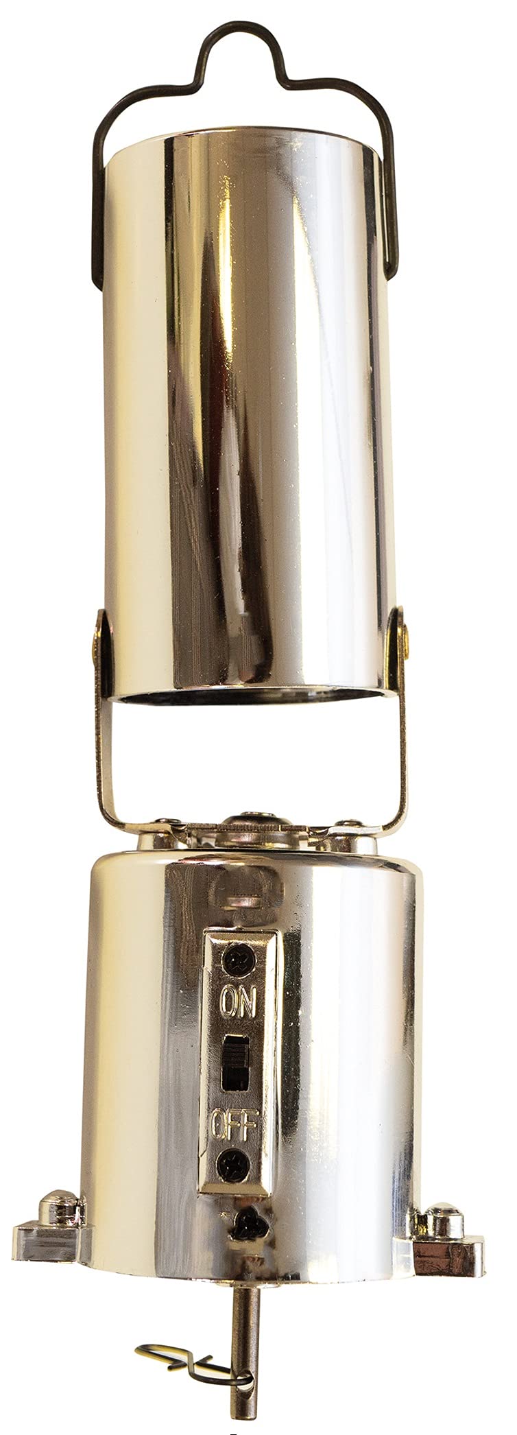 Netagon Silver Battery Powered Hanging Moving Revolving Turning Motor For Mirror Balls, Wind Chimes And Wind Spinner (Silver)