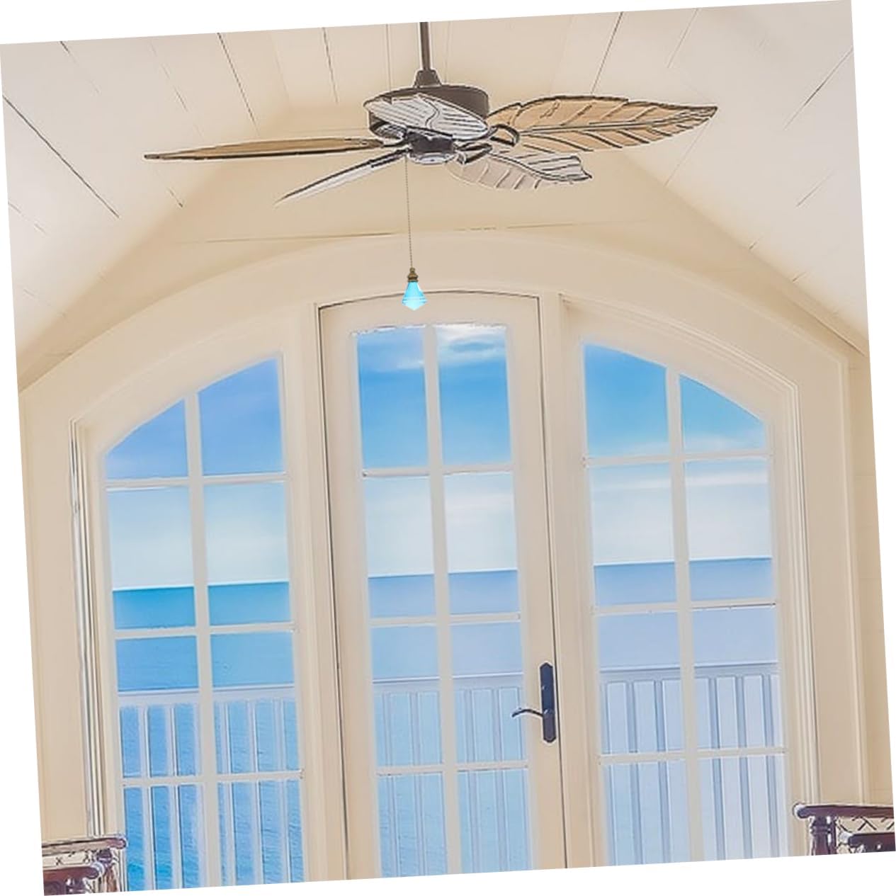 2pcs Ceiling Fan Pull Chain Extension Elegant Beaded Light Pulling Chain for Lamps Smooth Antique for Home Lighting Accessories