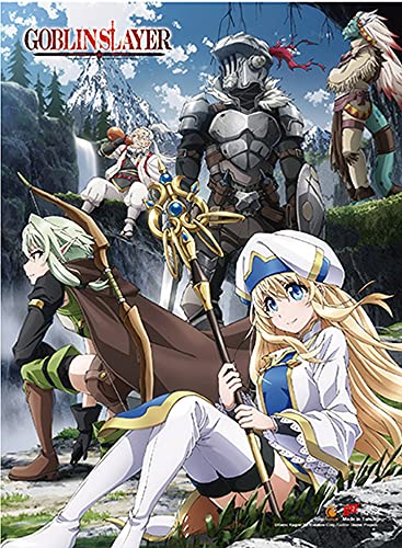 Great Eastern Entertainment Goblin Slayer Key Art SS Wall Scroll, Multi