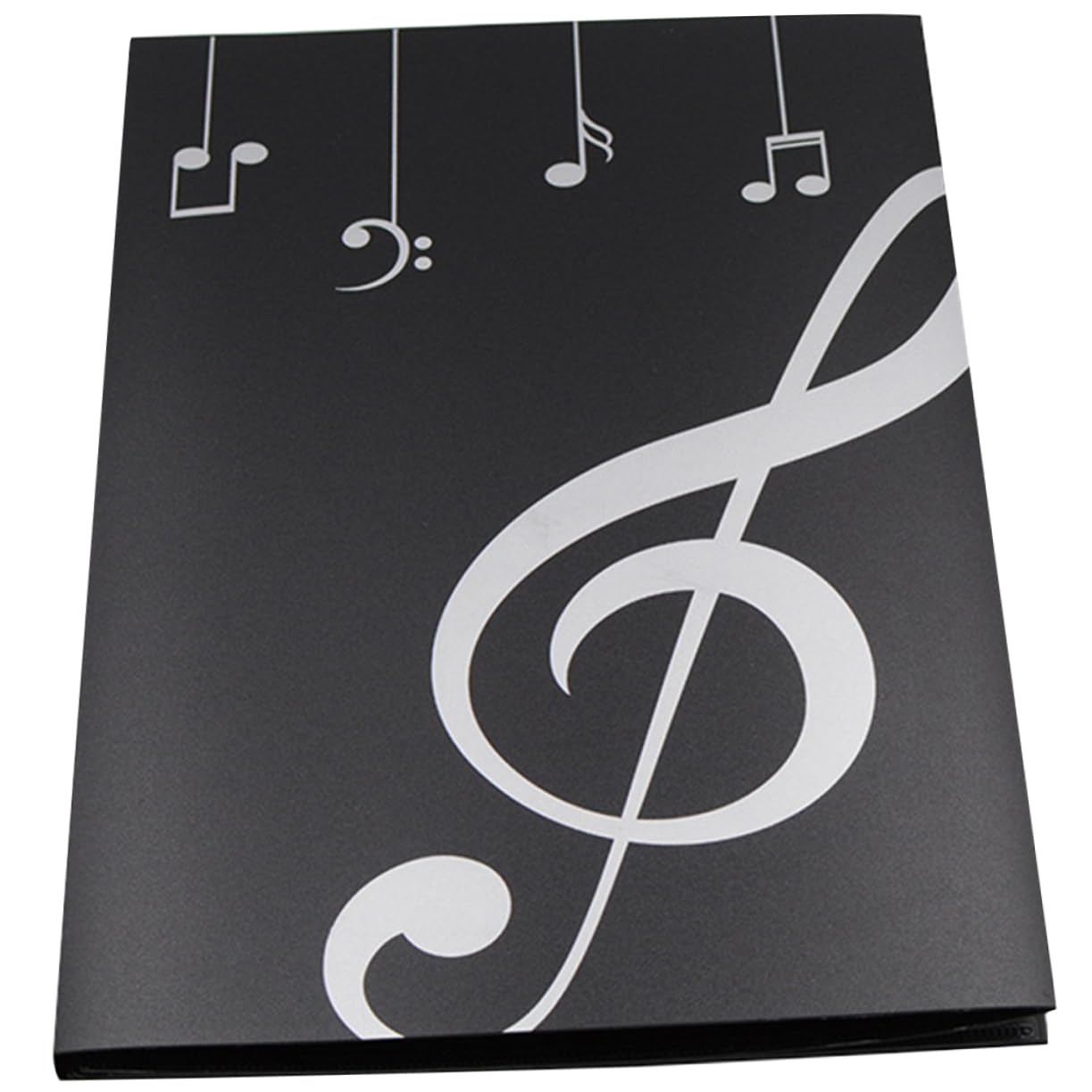Milisten Page with Spiral Binding Durable File Organizer for Sheet Music for Piano Violin Guitar Lessons Document Storage