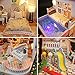 Spilay Dollhouse Miniature with Furniture,DIY Dollhouse Kit Mini Modern Villa Model with Music Box ,1:24 Scale Creative Best Christmas Birthday Gift for Lovers Boys and Girls(Sweet Words) 13846