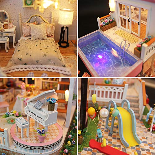 Miniature House Kit Mua Spilay Dollhouse Miniature With Furniture