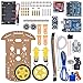 VKmaker Smart Robot Car Chassis Kit with UNO R3 Module - Educational DIY Toy, 2WD with Battery Box and Speed Encoder for Tracking Obstacle Avoidance - Designed for Beginners to Learn Programming