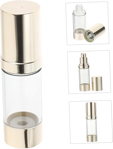 Miniatura 6 de Exceart 6 botellas de plástico de viaje con aerosol, vacío, rellenable, reutilizable, bomba de líquido, dispensador cosmético, para artículos de